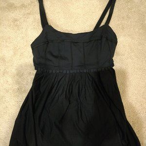 Lululemon Priiti Babydoll Tank Top, Black, Size 2